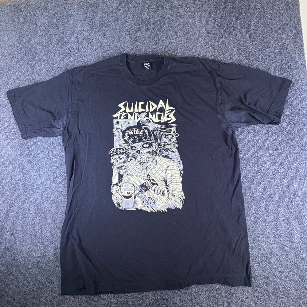 Suicidal Tendencies Band Graphic T-Shirt Black Dream USA 3XL‎ Venice Skate Punk